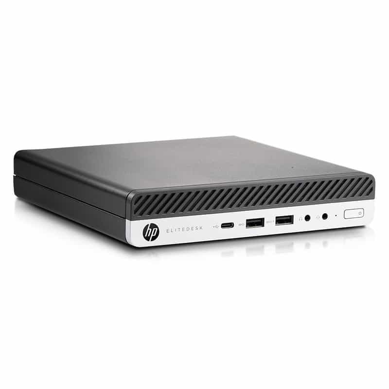 Ordinateur Compact HP EliteDesk 800 G5 - i5-9500T, 16Go RAM, 256Go SSD, WIN11 Pro - Reconditionné en excellent état ✨