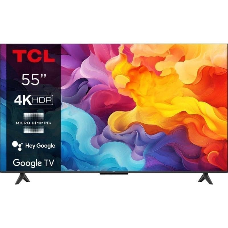TV TCL 55P61B : 55 pouces, 4K UHD, HDR, Google TV intégré