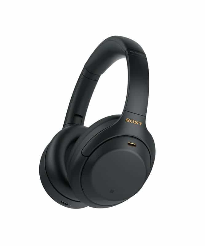 Casque sans fil Sony WH-1000XM4 - Bluetooth, Réduction de bruit active, Noir, Argent et bleu