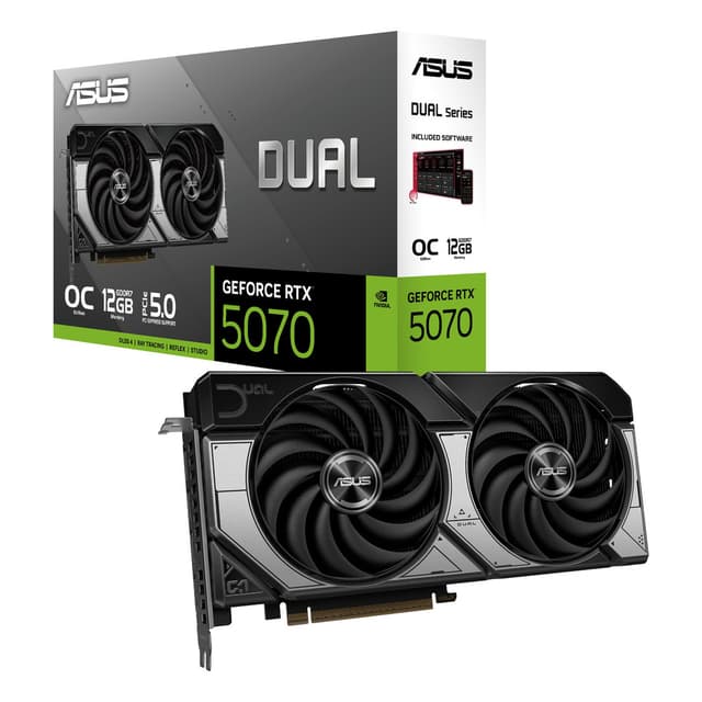 RTX 5070 ASUS Dual OC 12 Go GDDR7 à prix réduit