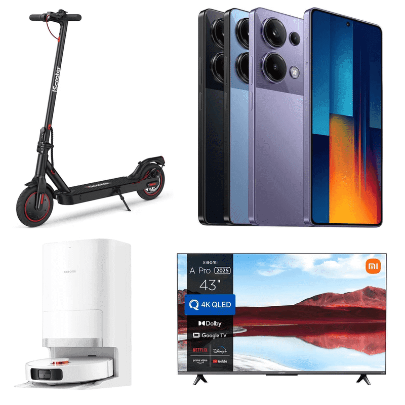 Les meilleures offres du 15ème Anniversaire AliExpress : TV 43" Xiaomi QLED à 209€, POCO M6 Pro à 135€, iScooter i9 à 121€
