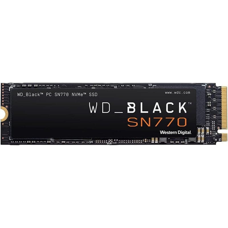 SSD Interne Hautes Performances pour les Gamers - Western Digital Black SN770 M.2 2 To PCI Express 4.0 NVMe