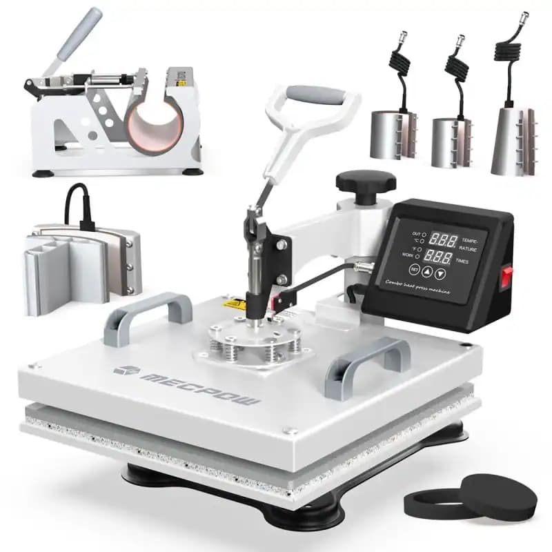 Presse à chaud 8 en 1 Mecpow MP3881 : Polyvalence et Sécurité