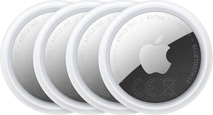 Lot de 4 AirTag 2e génération - Amazon Belgique