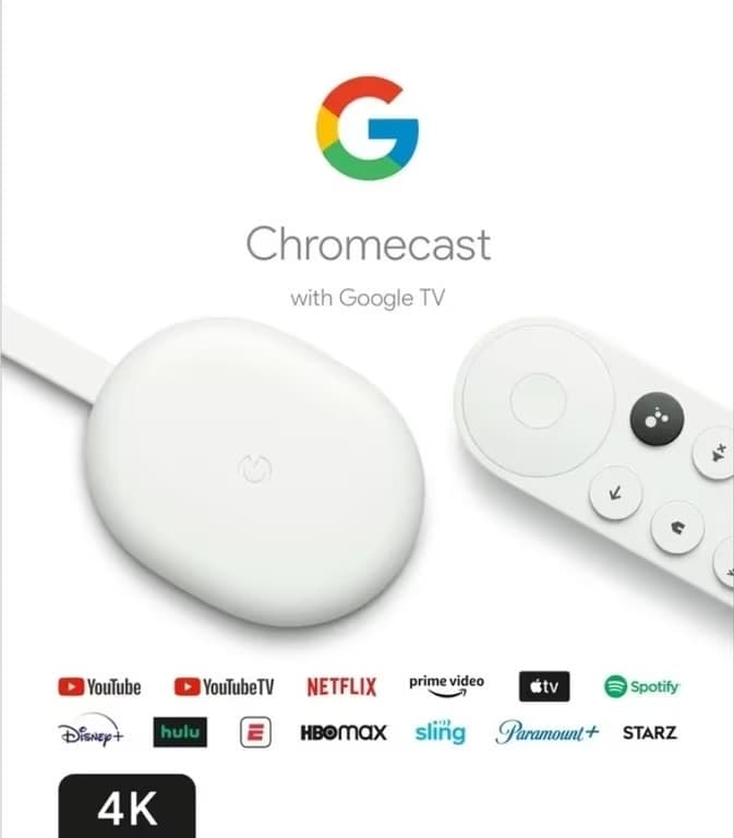 🔥 Profitez de l'expérience cinématographique ultime avec Google Chromecast 4k !
