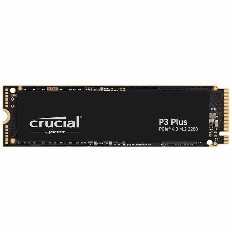 SSD Crucial P3 Plus 2To - Performances Rapides et Stockage Généreux