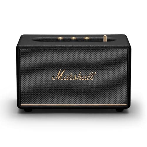 Enceinte Sans Fil Marshall Acton III - Profitez d'un Son Marshall Exceptionnel en Noir