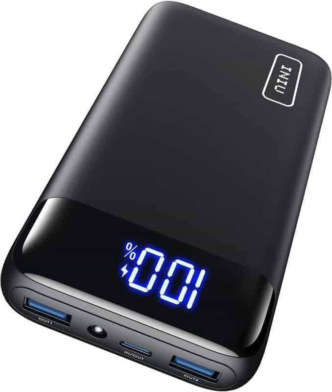 Chargeur Portable INIU 20000mAh avec Technologie de Charge Rapide PD3.0 et QC4.0