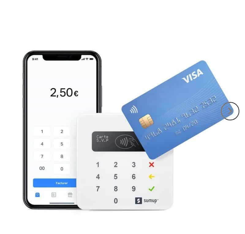 Solution d'encaissement mobile SumUp Air Retail Package - Pratique et Économique - RÉTIF
