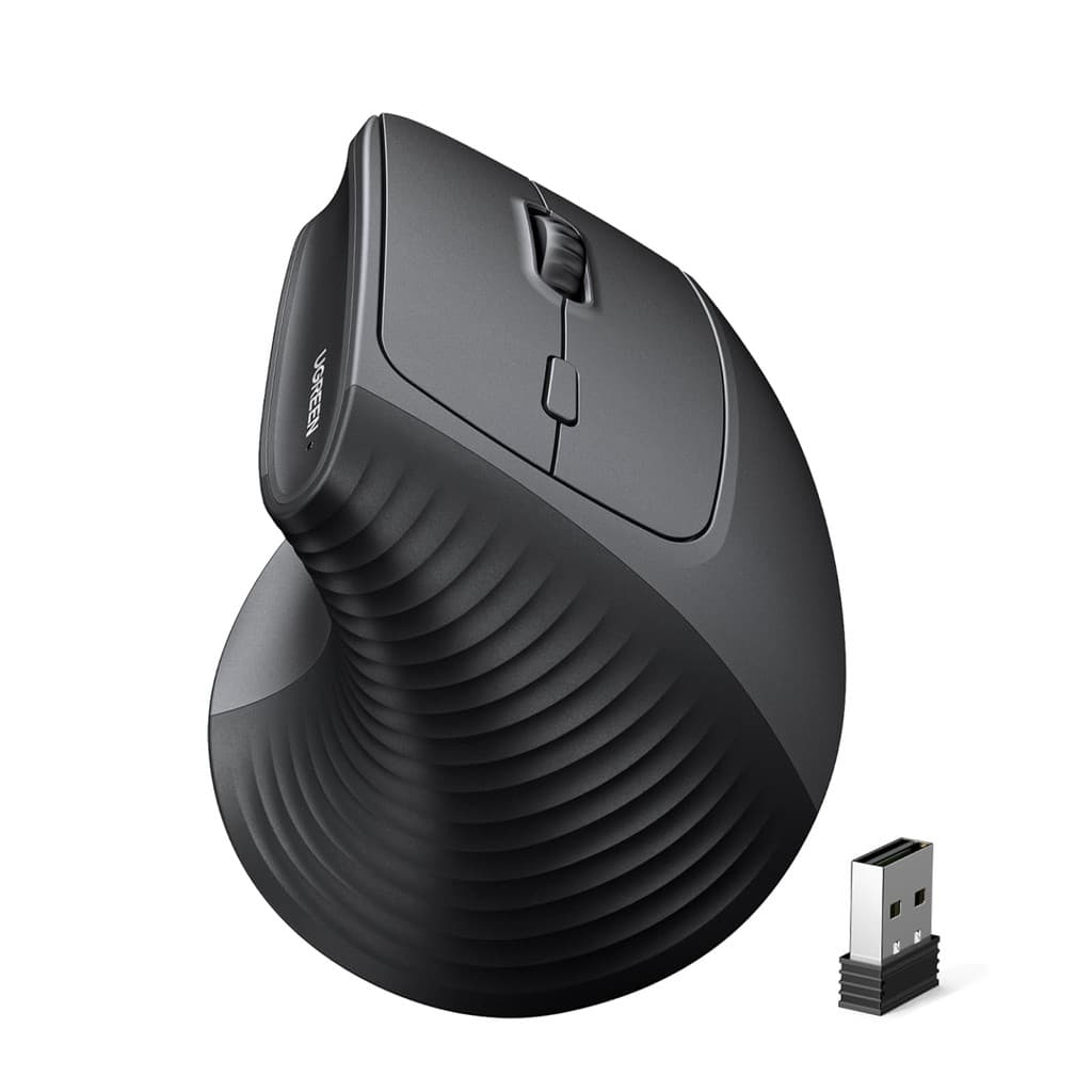 Souris verticale Ugreen sans fil, ergonomique et précise