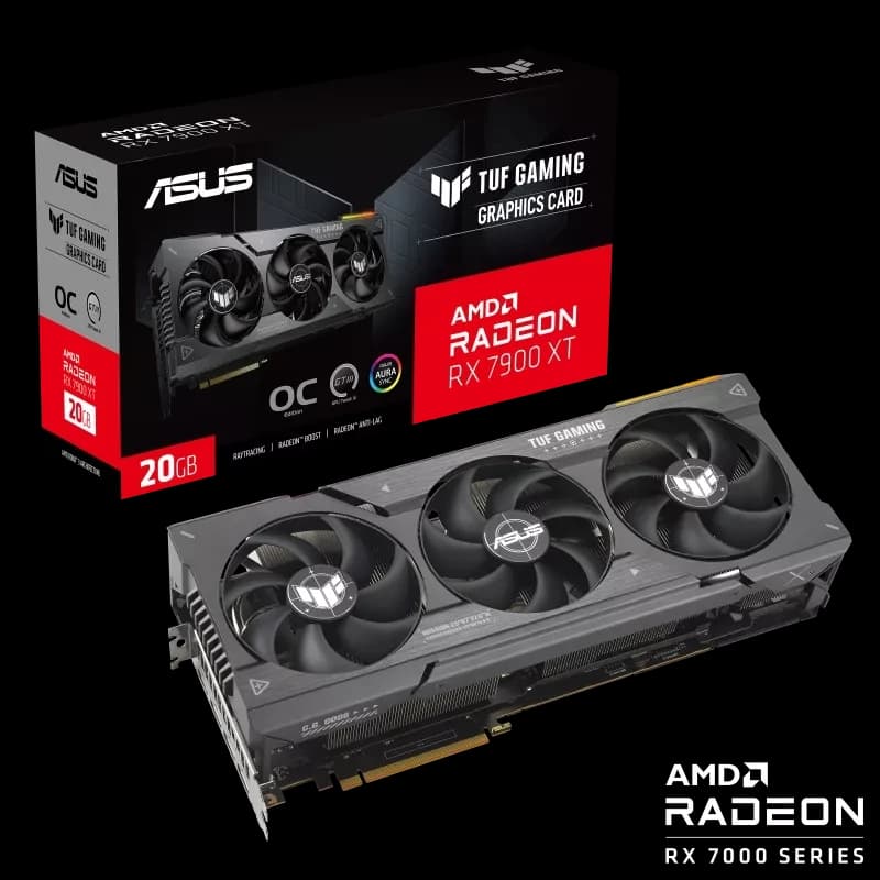 ASUS TUF Gaming Radeon RX 7900 XT OC 20 Go GDDR6: La puissance ultime pour les jeux en 4K UHD