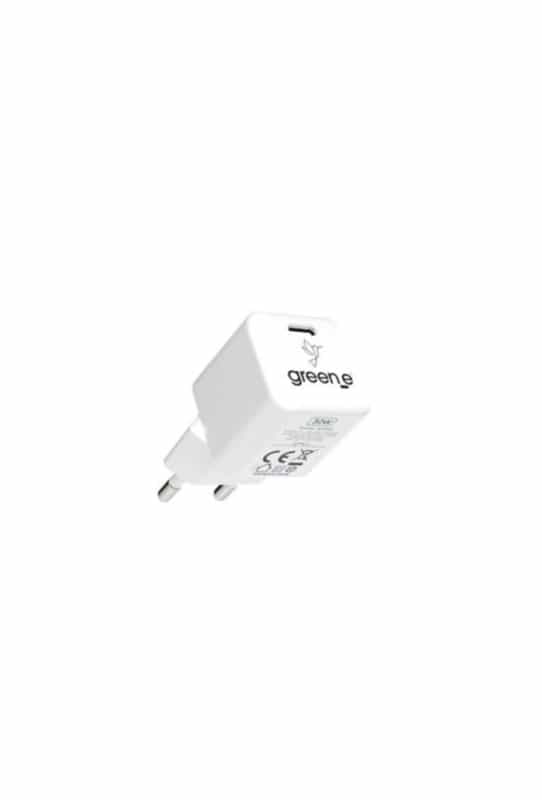 Chargeur USB-C 30W GREEN_E Blanc - Fabriqué en France - Garantie 10 ans