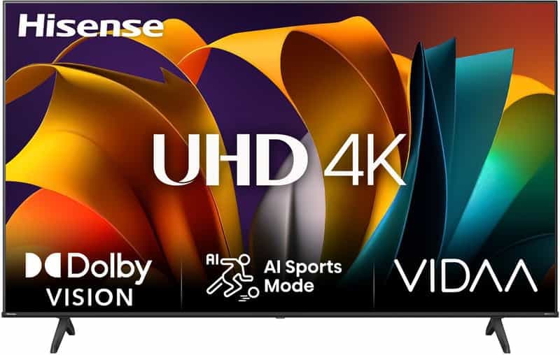 Promotion exclusive : TV Hisense 58A6N 4K UHD 58'' avec HDR10+ et Dolby Vision