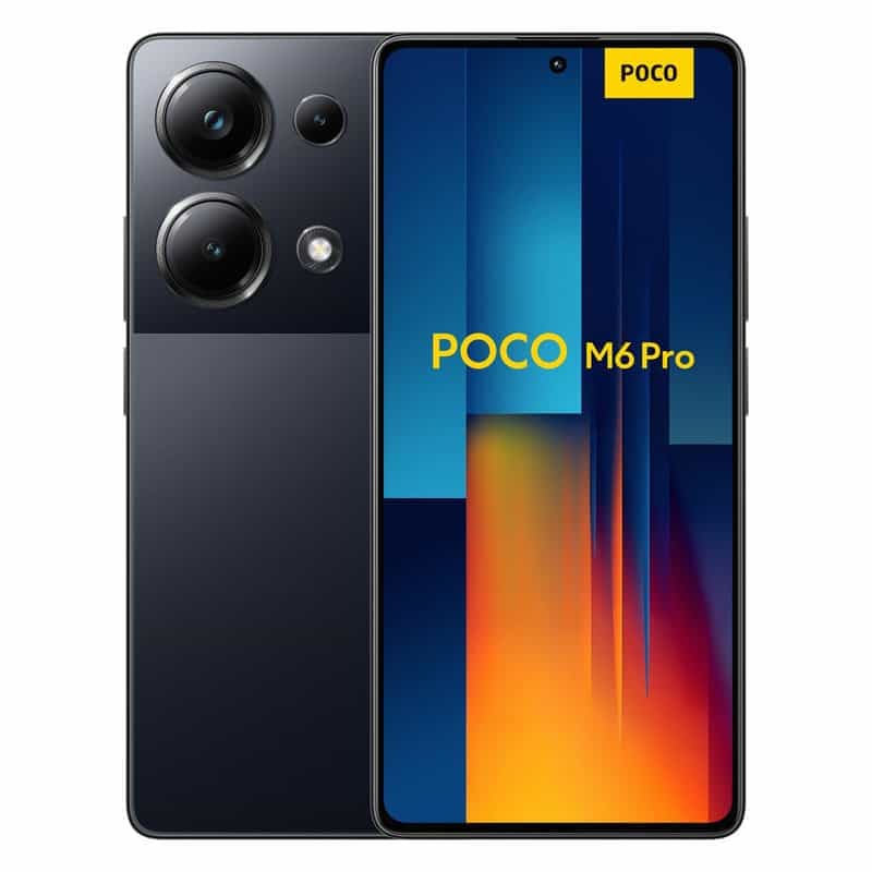 Smartphone Xiaomi POCO M6 Pro : 4G, 8 Go RAM, 256 Go stockage, chargeur UE inclus