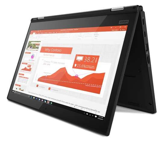 Ordinateur Portable Lenovo ThinkPad L380 Yoga - FHD Tactile, i5-8250U, 8Go RAM, 256Go SSD, W11 Pro (Reconditionné à Prix Avantageux)