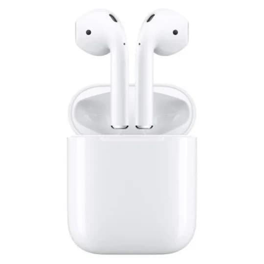 Écouteurs Apple AirPods 2 sans fil avec boitier de charge filaire