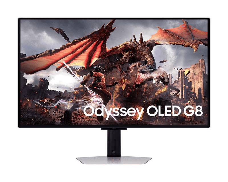 Écran PC Samsung Odyssey G80SD 32'' - 4K UHD, 240Hz, OLED, Argent