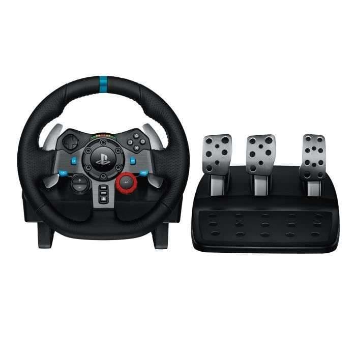 Volant de course Logitech G29 - Compatible PS5, PS4 et PC - Expérience de conduite immersive!