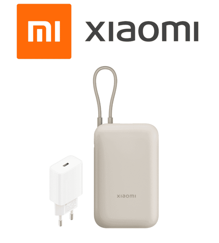 Pack Xiaomi Batterie Externe : Batterie Externe Xiaomi 10000mAh*1 Mi 20W + Chargeur Type-C*1