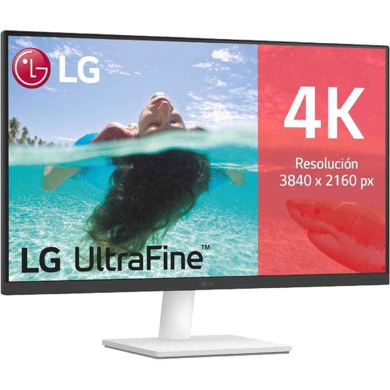 Écran PC LG 27US500-W : 27 pouces, 4K Ultra HD, IPS, HDR10