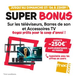 Code promo - Économisez jusqu’à 250€ sur votre home cinéma ce week-end
