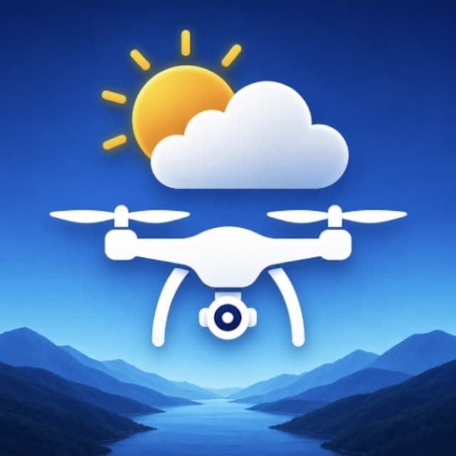 DroneWeather Pro : Prévisions météo gratuites à vie