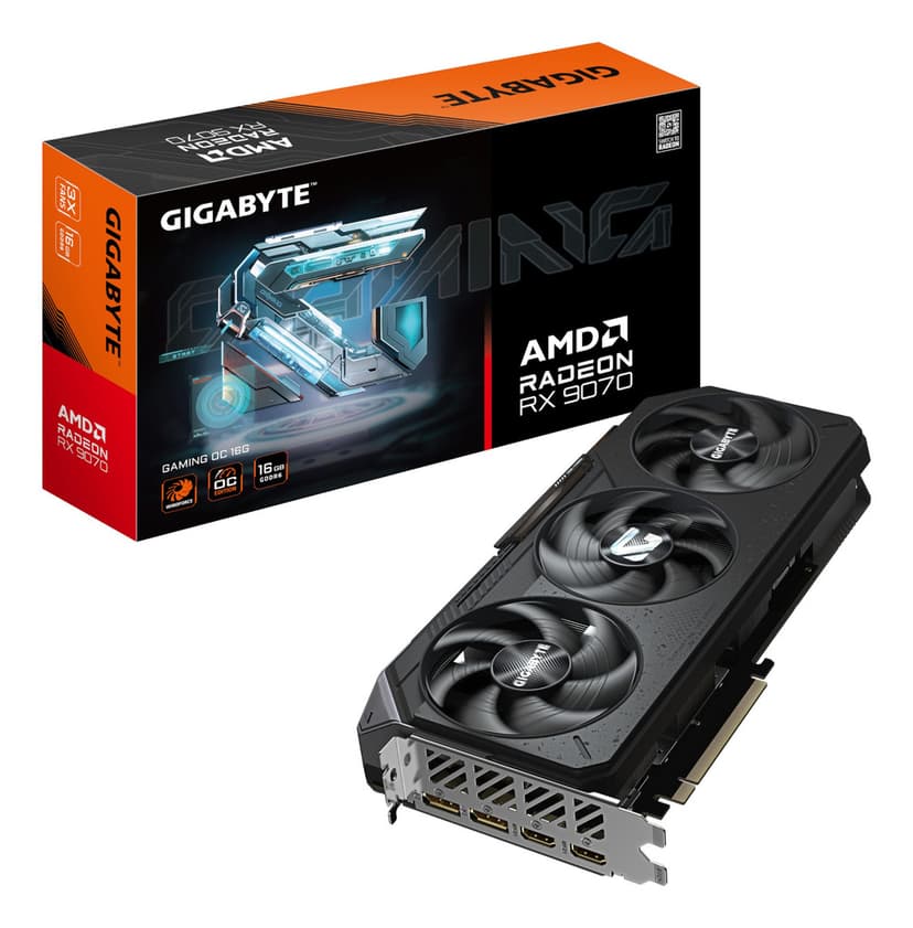 Gigabyte Radeon RX 9070 Gaming OC 16 Go : performances et refroidissement optimisés