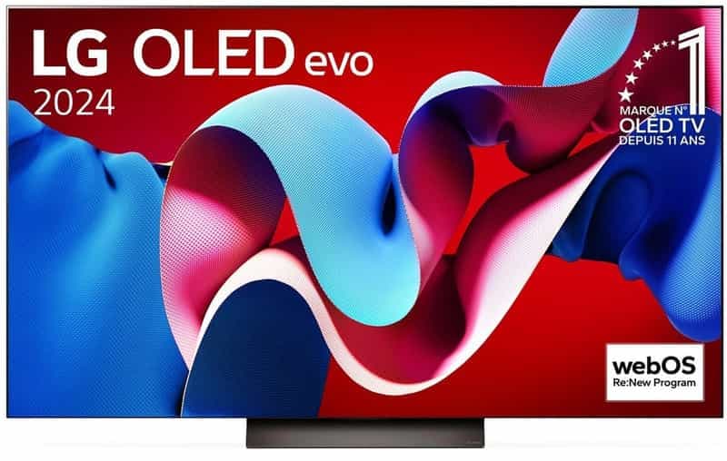 Téléviseur LG OLED77C4 77" - Nouvelle génération d'OLED, Haute résolution 4K UHD, 144Hz, Son et image de pointe