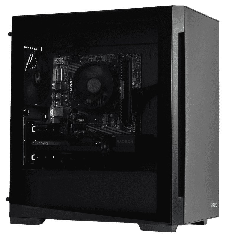 PC Gaming BlackBill One - Ryzen 5 5500, RX 7600 8Go, 16 Go DDR4, SSD 500Go, 550W Bronze