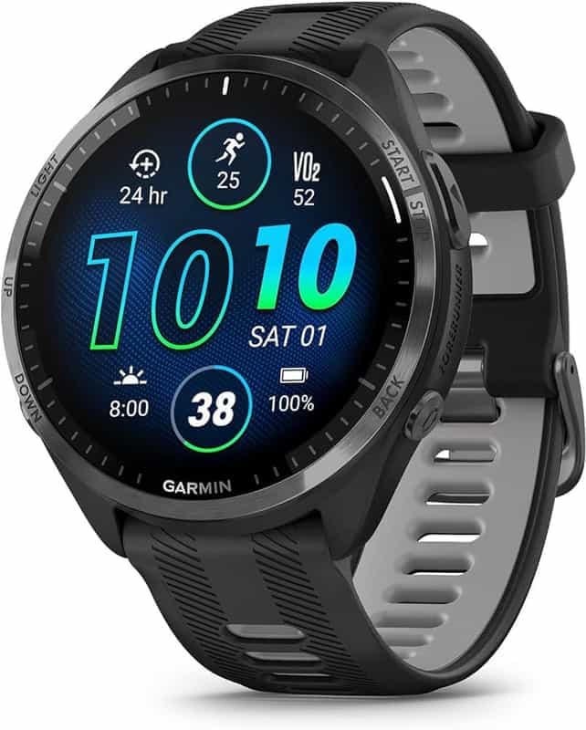 Montre de sport Garmin Forerunner 965 - Noir - 47,2mm