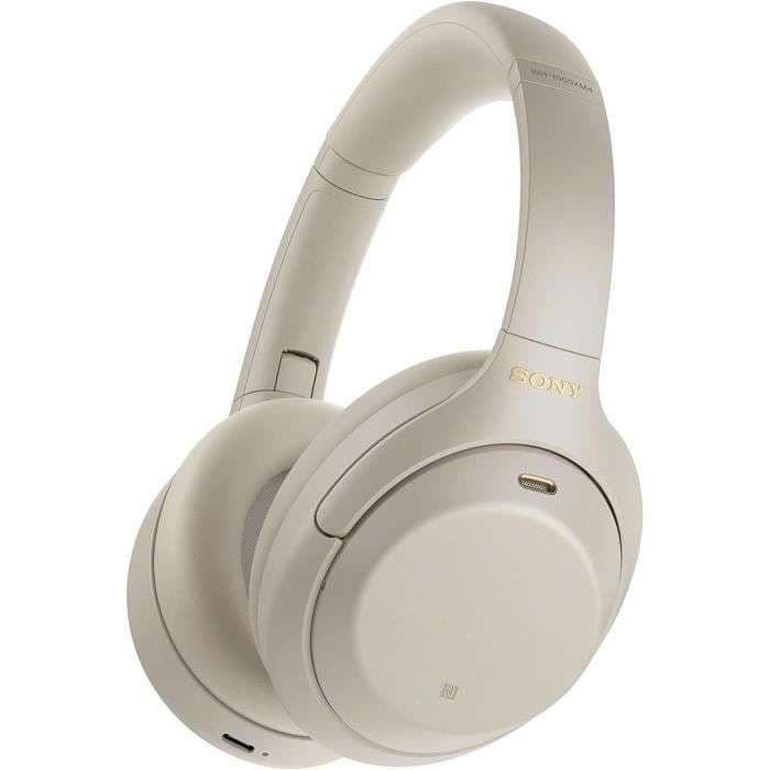 Promotion sur le casque Sony WH-1000XM4 à réduction de bruit en argent