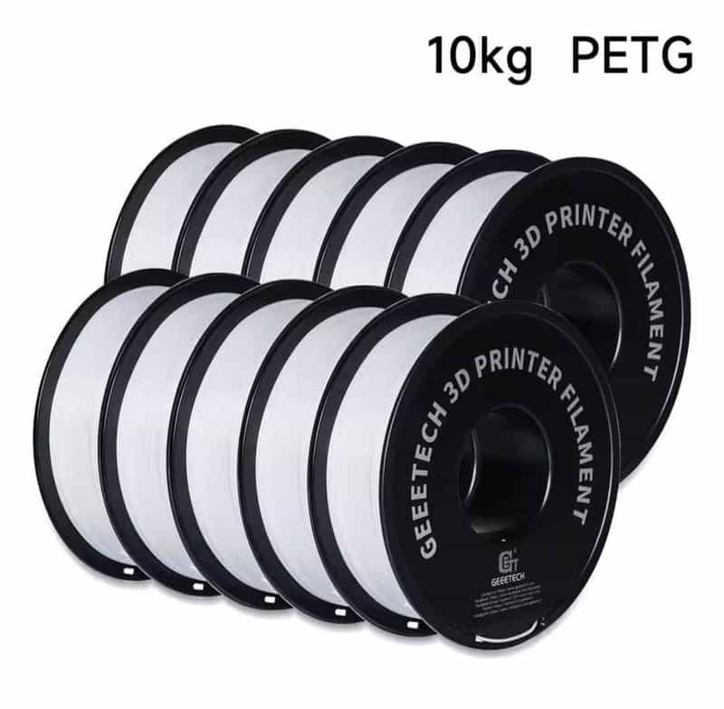 Bobine PETG pour Imprimante 3D Geeetech - 10kg de Couleur au Choix 🌈