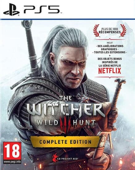 Aventures épiques avec The Witcher 3 Wild Hunt Complete Edition pour PS5