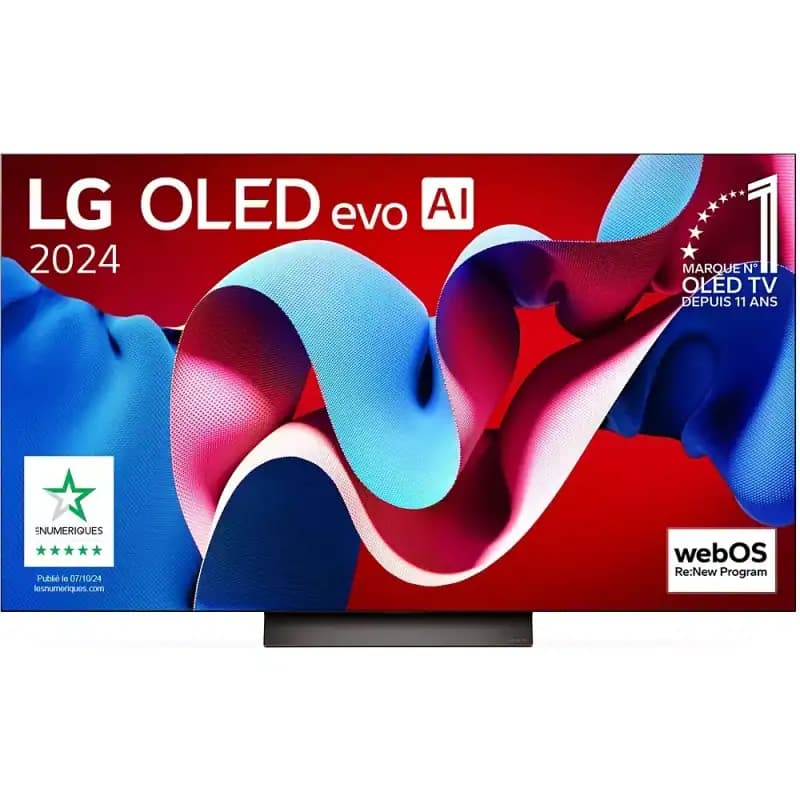 Téléviseur LG OLED55C4 55", Qualité d'Image Révolutionnaire!