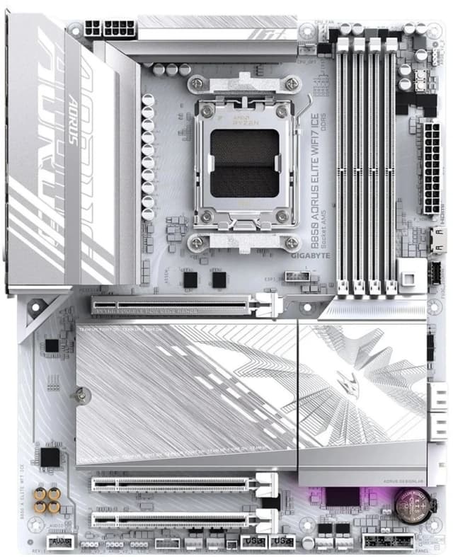 Code promo - Carte mère Gigabyte B850 Aorus Elite WiFi 7 Ice