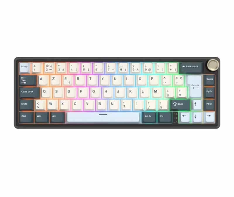 Clavier Mécanique Compact Azerty Royal Kludge RK R65