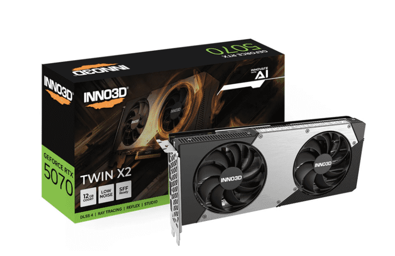 Offre spéciale : Carte graphique Nvidia GeForce RTX 5070 Twin X2 12GO pour frontaliers en Allemagne