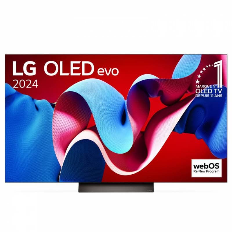 Téléviseur LG OLED65C4 65 pouces 4K - Technologie OLED Evo (2024)