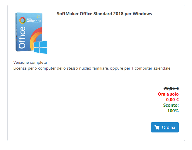 SoftMaker Office Standard 2018 per Windows