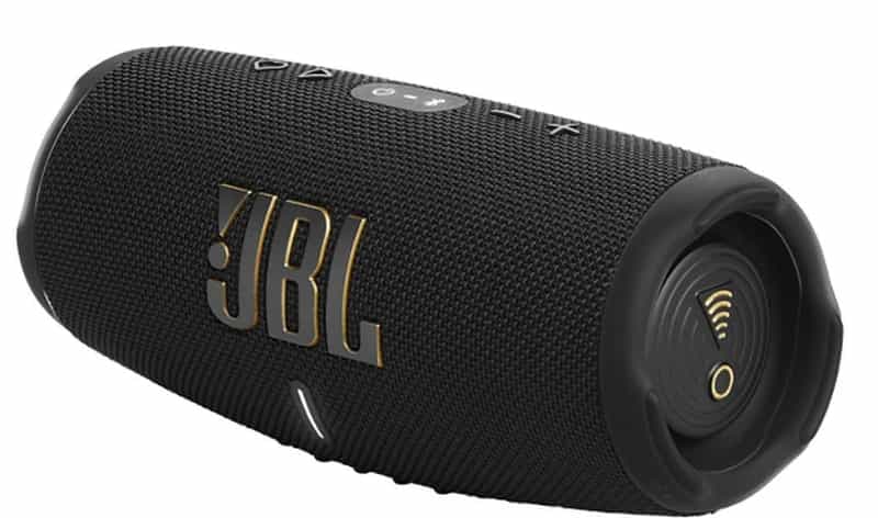Altavoz inalámbrico - JBL Charge 5 Wi-Fi, 40 W, Bluetooth, 20 horas autonomía, Bajos potentes, IP67, Negro
