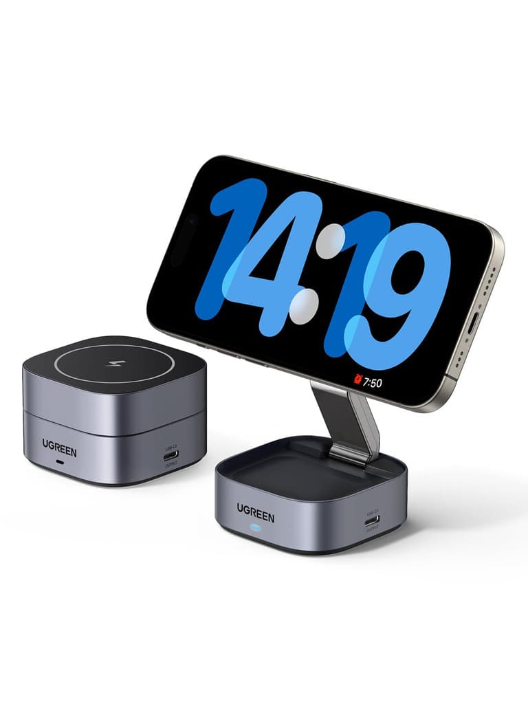 Chargeur sans fil 2-en-1 Ugreen MagSafe pour iPhone et AirPods