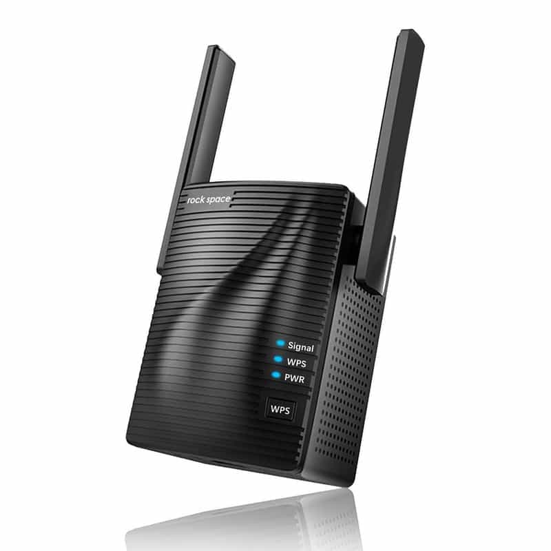Amplificateur WiFi 1200 Mbps avec Port Ethernet et Double Bande 5GHz + 2.4GHz