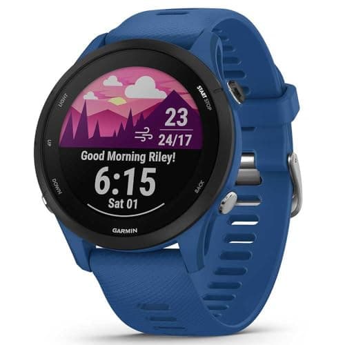 Code promo - Montre connectée Garmin Forerunner 255 - 46mm, GPS (Bleu)