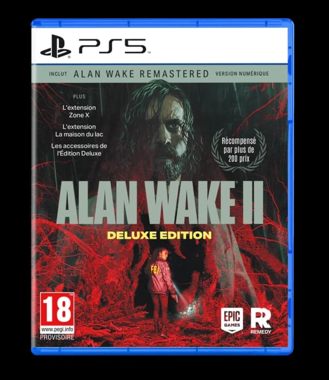 Code promo - Édition Deluxe Alan Wake 2 + Remastered sur PS5 en physique