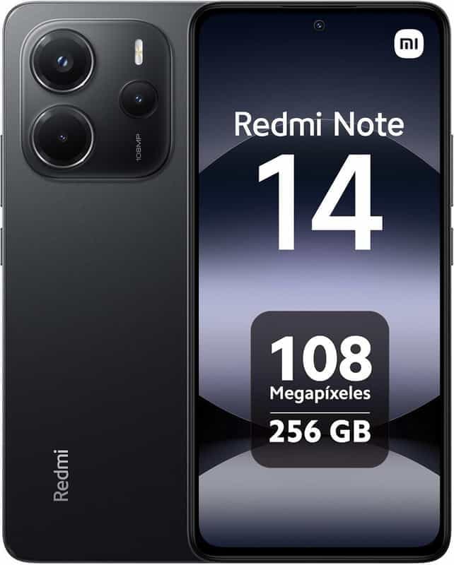 Smartphone 6,67" Xiaomi Redmi Note 14 - RAM 8 Go, 256 Go, Midnight Black (Vendeur Tiers)