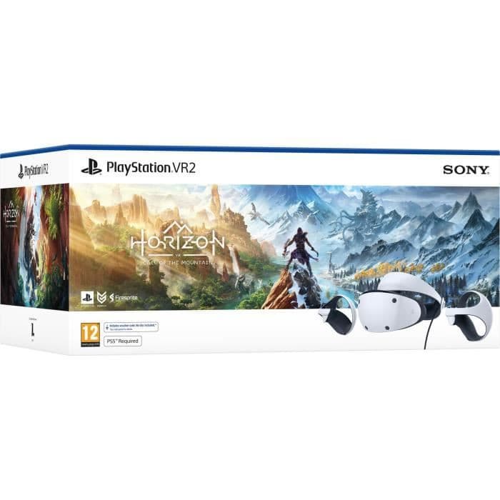Pack PlayStation VR2 Sony PlayStation VR2 + Jeu Horizon : Call of the Mountain pour PS5/PSVR2