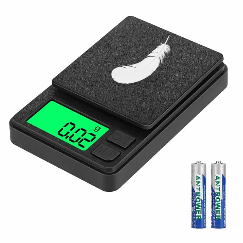 Balance de Précision Portable 1000g/0.01g avec Écran LCD Rétroéclairé