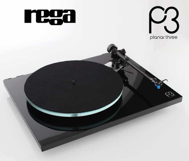 Tourne-disque Rega Planar 3 Elys - Choix de Couleurs, Cellule Rega Carbon Incluse