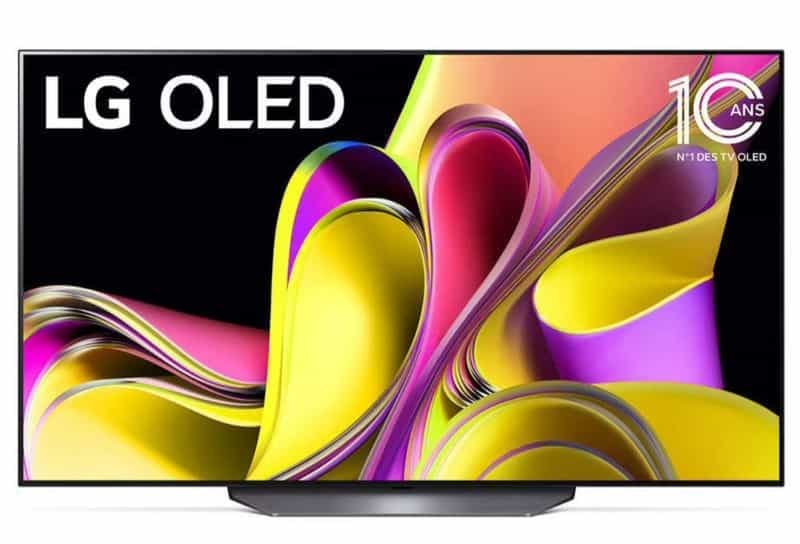 Téléviseur LG OLED55B3 55'' - Qualité OLED, Image 4K Époustouflante, Fréquence de Rafraîchissement de 120Hz, Son Surround Dolby Vision/Atmos, Technologies FreeSync Premium/G-Sync