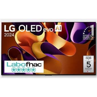 Découvrez le Téléviseur LG OLED65G4 OLED Evo 65" 4K - Plongez dans la magie du cinéma à la maison 📺